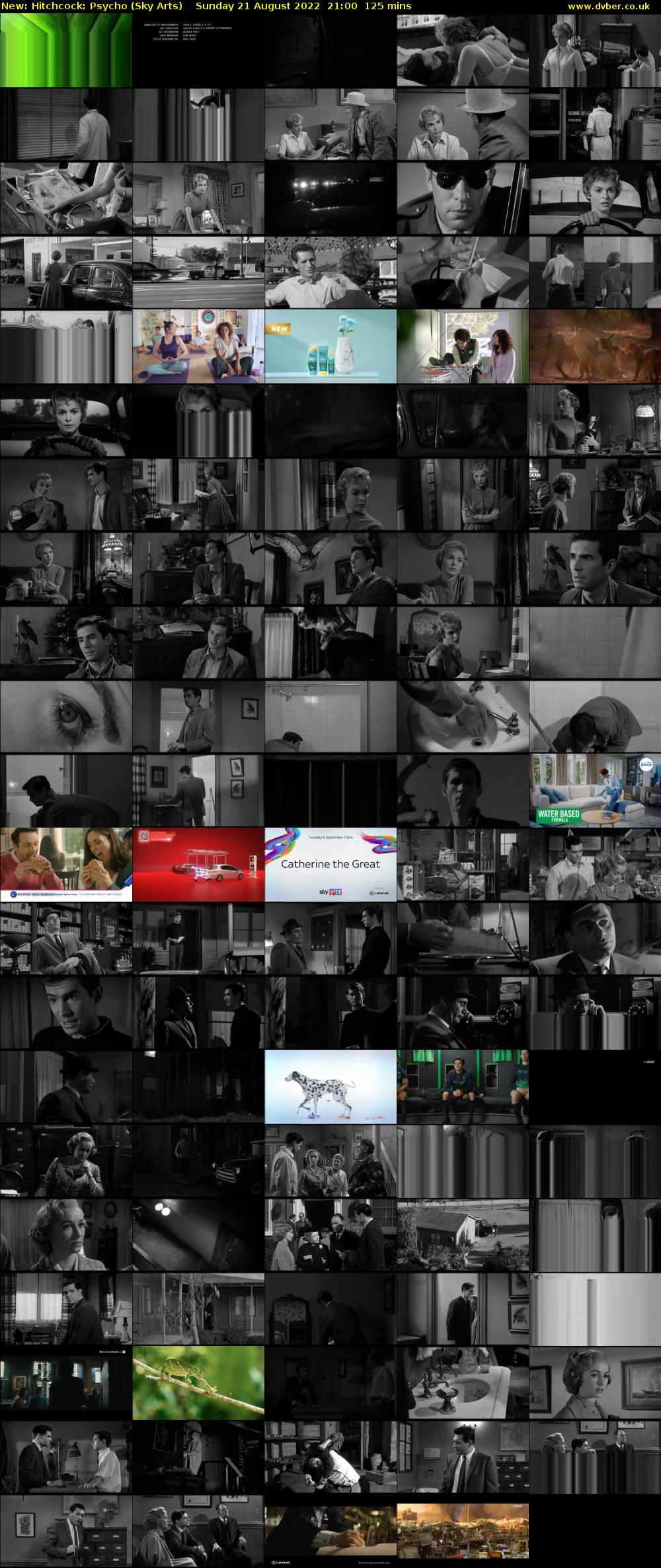 Hitchcock: Psycho (Sky Arts) Sunday 21 August 2022 21:00 - 23:05