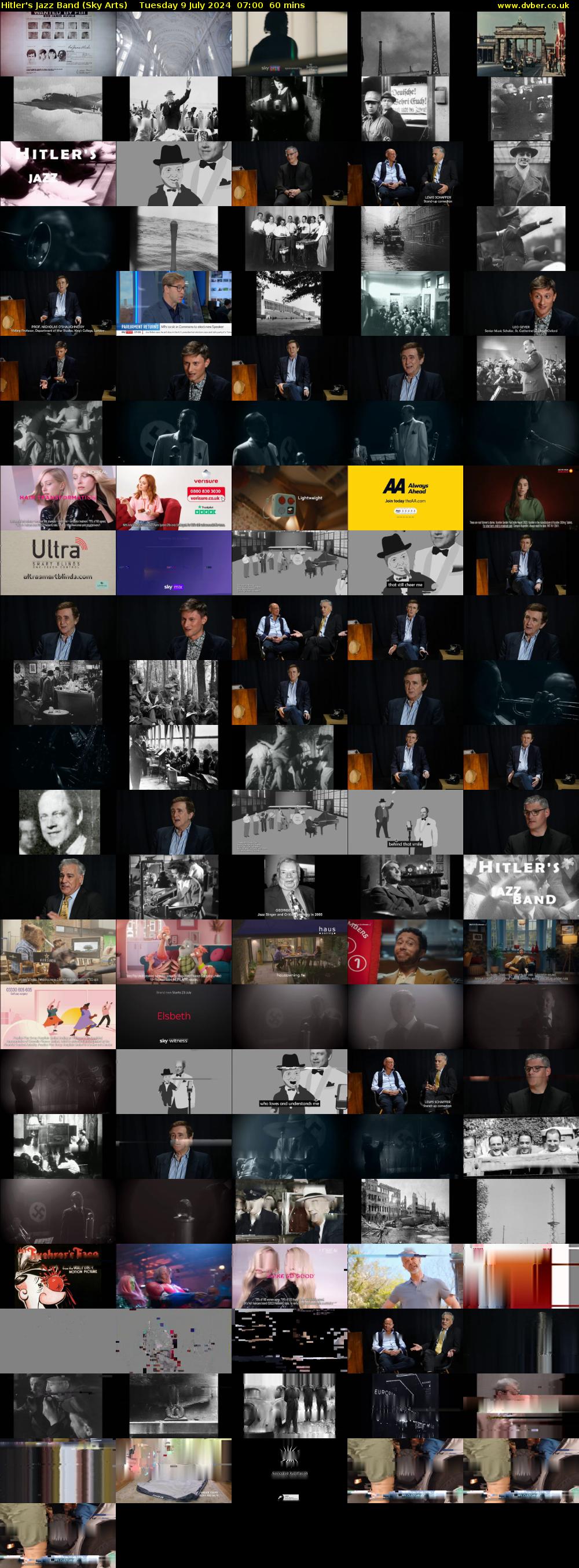 Hitler's Jazz Band (Sky Arts) Tuesday 9 July 2024 07:00 - 08:00