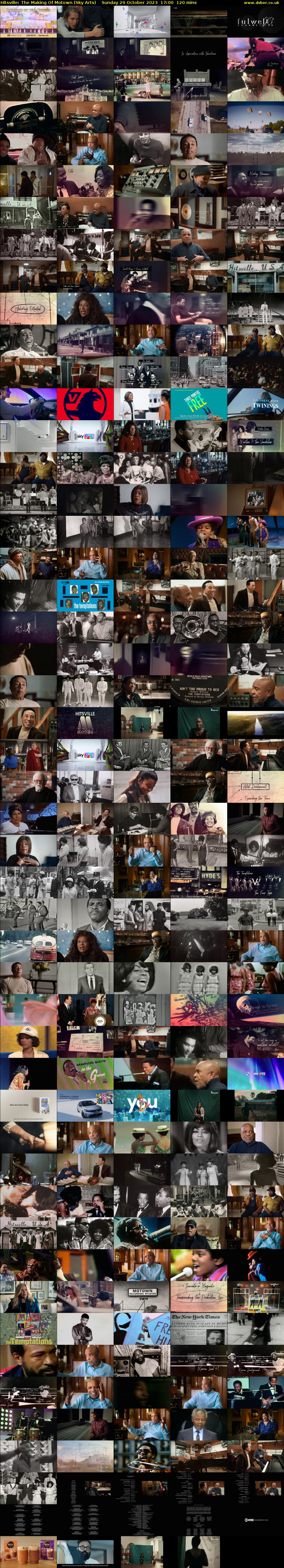 Hitsville: The Making Of Motown (Sky Arts) Sunday 29 October 2023 17:00 - 19:00