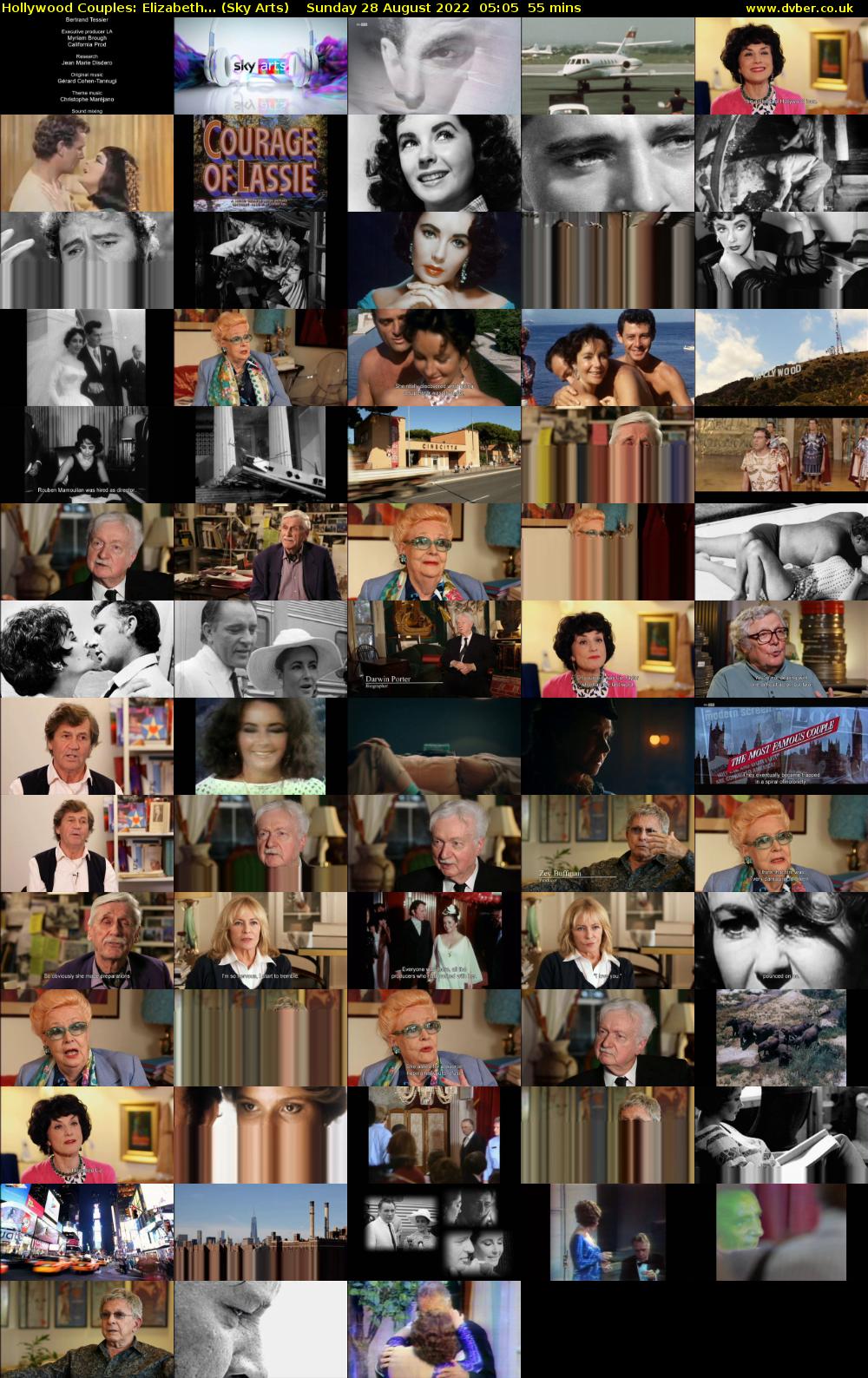 Hollywood Couples: Elizabeth... (Sky Arts) Sunday 28 August 2022 05:05 - 06:00