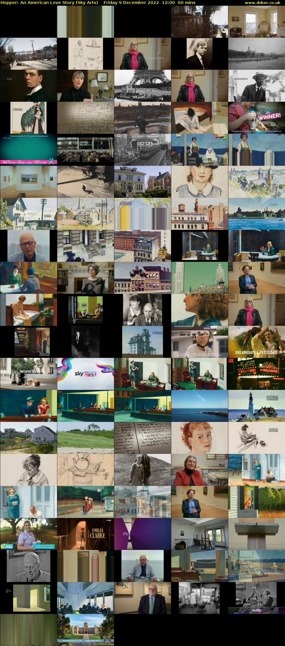 Hopper: An American Love Story (Sky Arts) Friday 9 December 2022 12:00 - 13:00