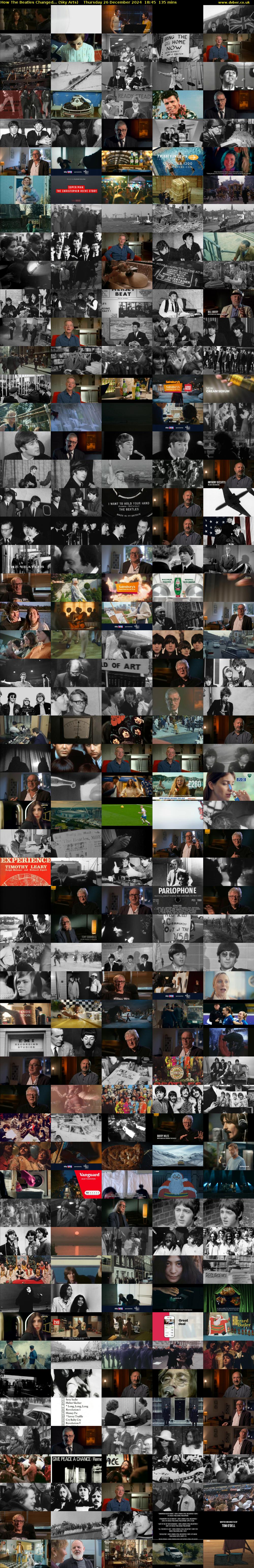 How The Beatles Changed... (Sky Arts) Thursday 26 December 2024 18:45 - 21:00