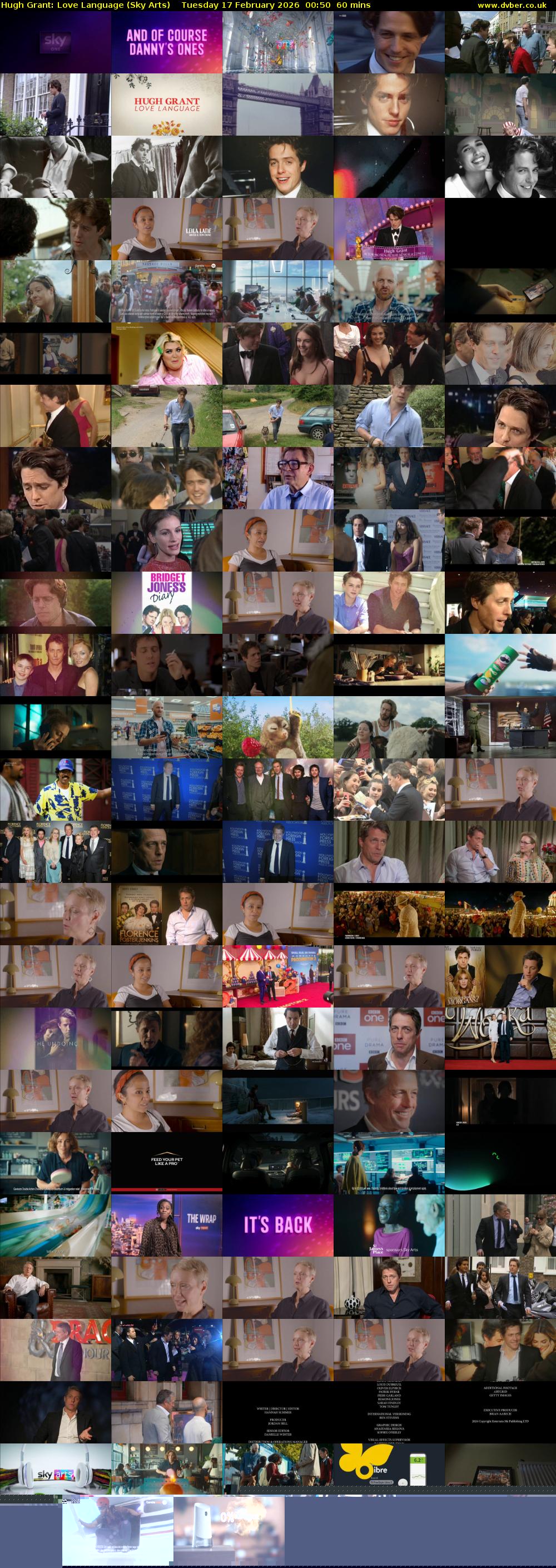 Hugh Grant: Love Language (Sky Arts) Tuesday 17 February 2026 00:50 - 01:50