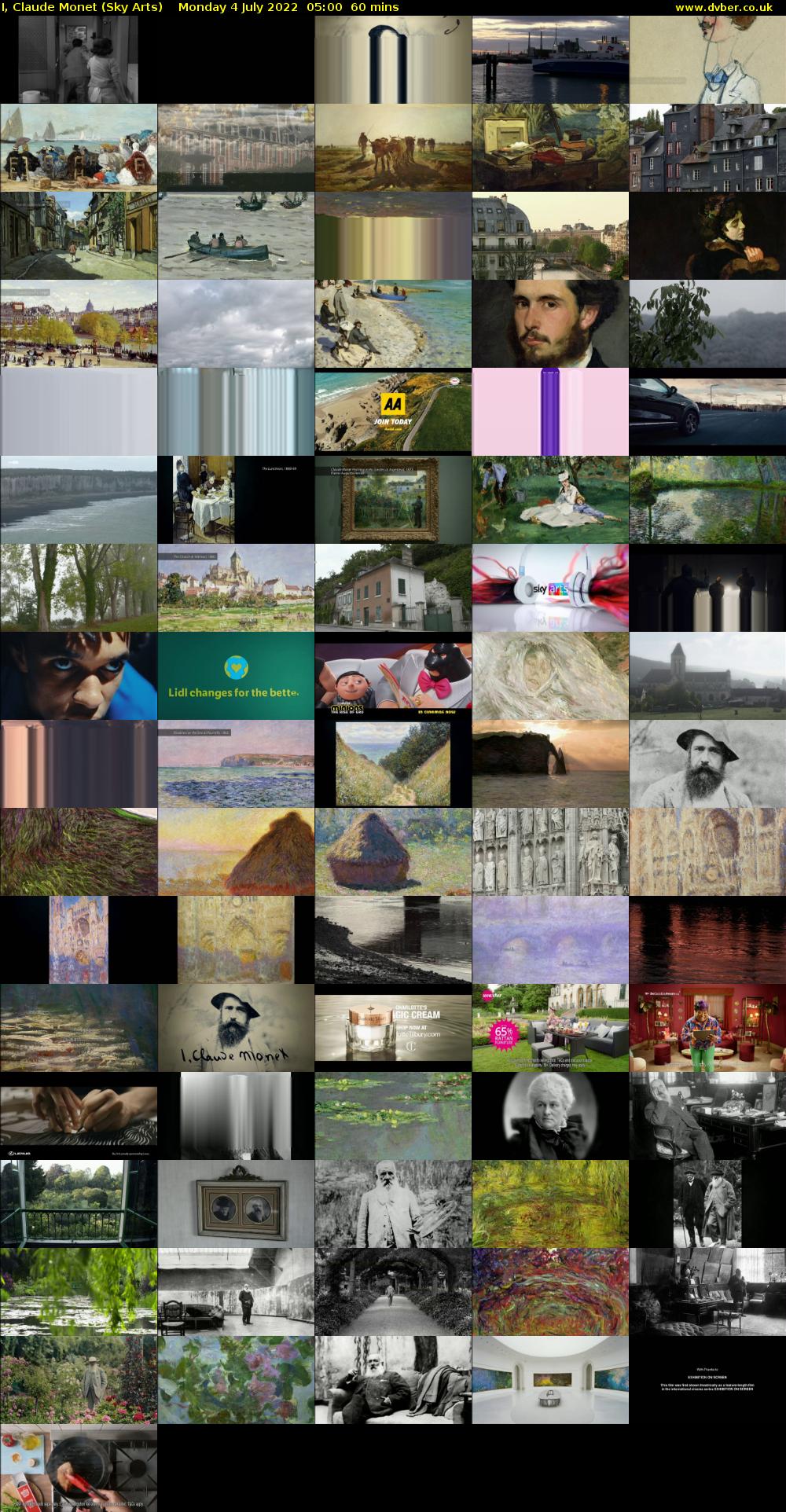 I, Claude Monet (Sky Arts) Monday 4 July 2022 05:00 - 06:00