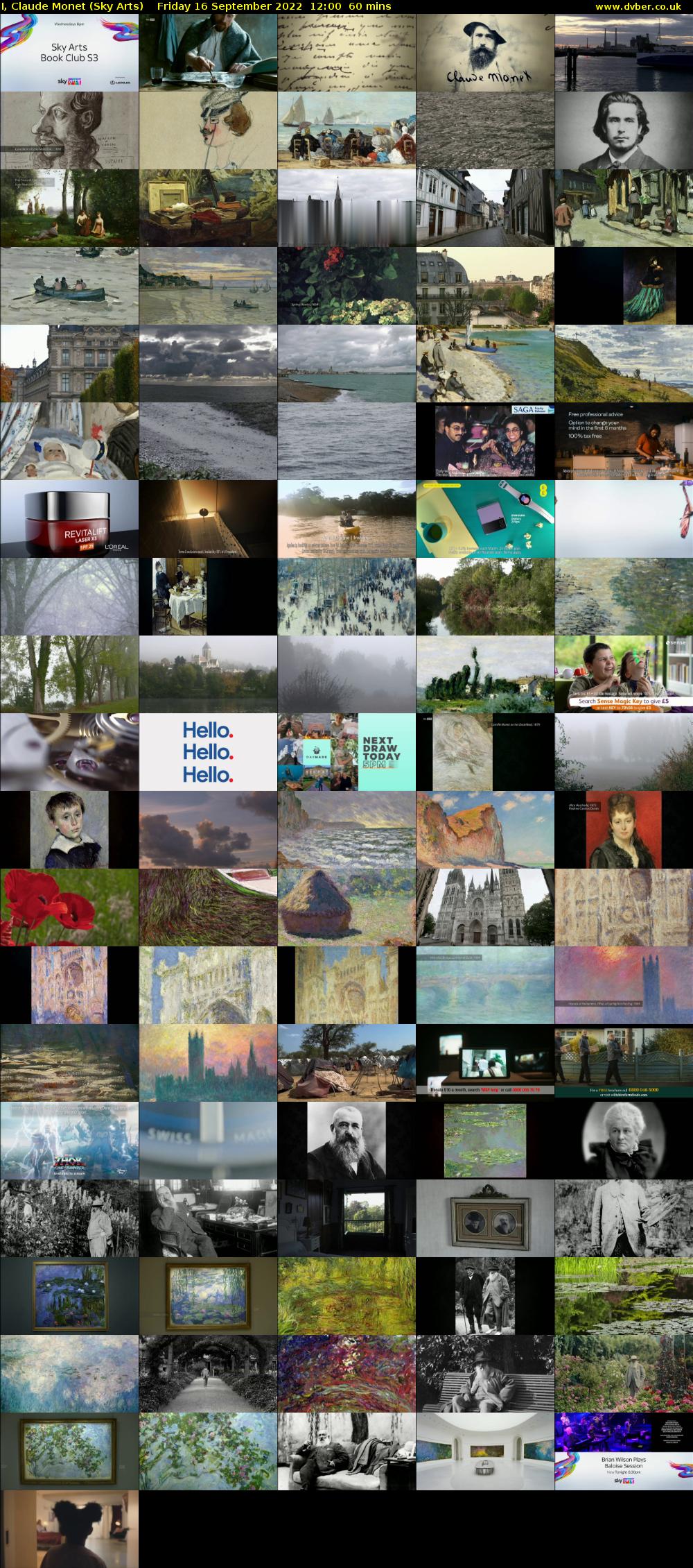 I, Claude Monet (Sky Arts) Friday 16 September 2022 12:00 - 13:00