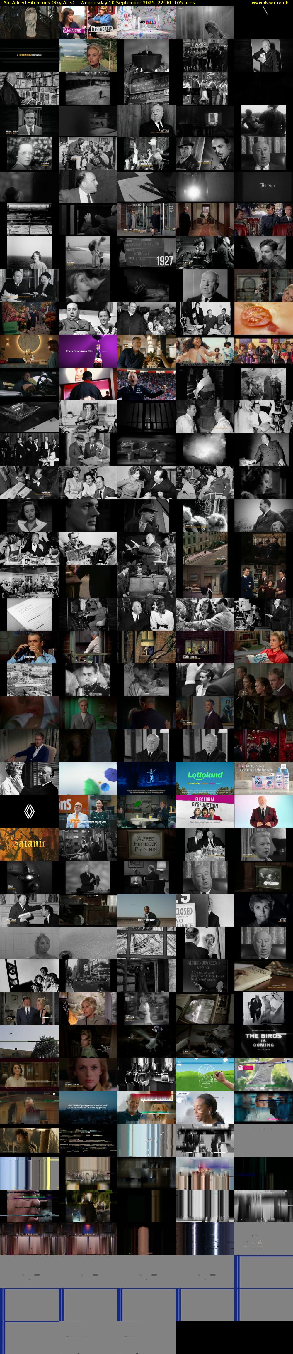I Am Alfred Hitchcock (Sky Arts) Wednesday 10 September 2025 22:00 - 23:45
