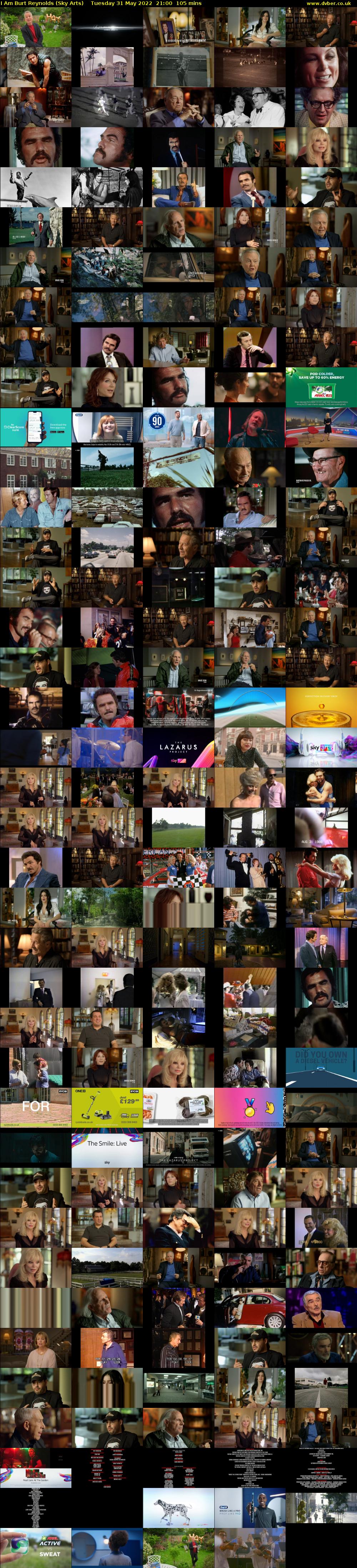I Am Burt Reynolds (Sky Arts) Tuesday 31 May 2022 21:00 - 22:45
