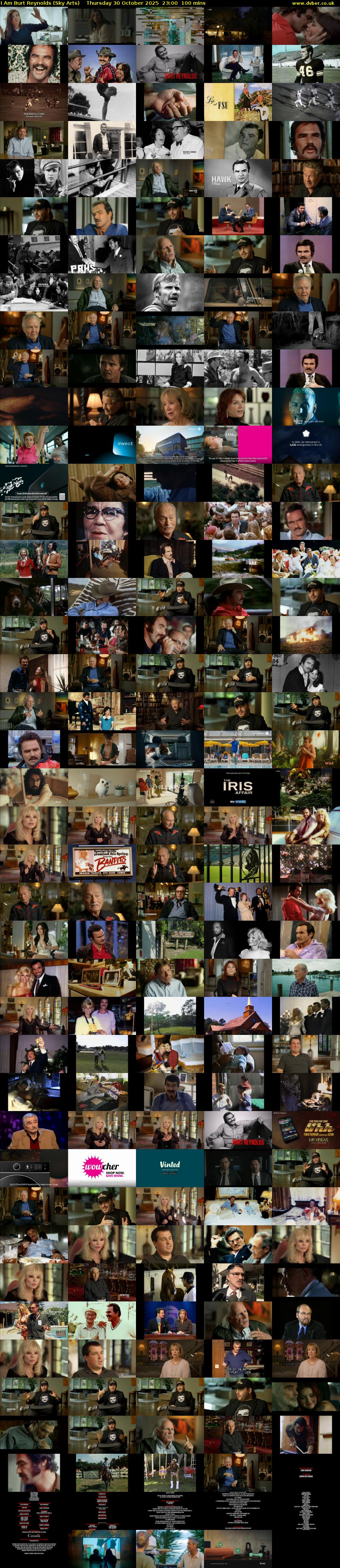 I Am Burt Reynolds (Sky Arts) Thursday 30 October 2025 23:00 - 00:40