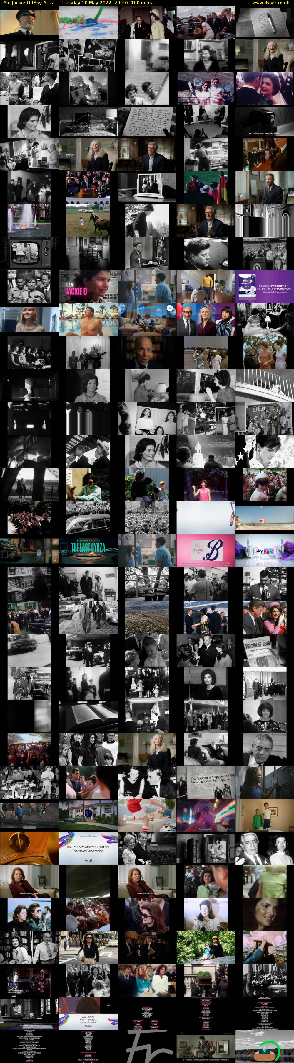 I Am Jackie O (Sky Arts) Tuesday 10 May 2022 20:40 - 22:20