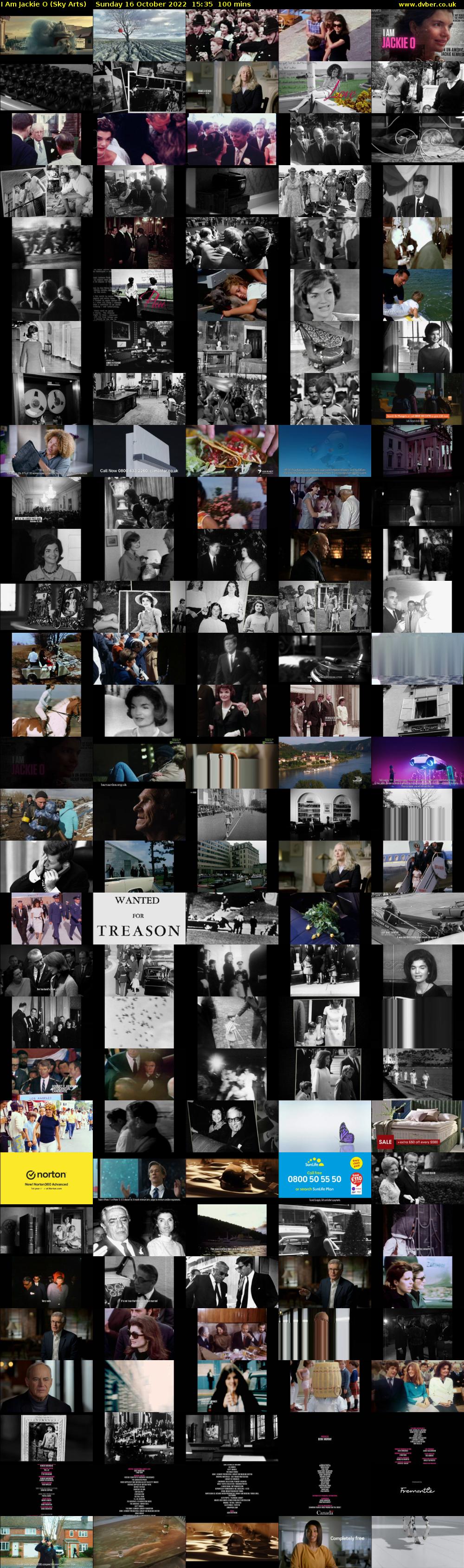 I Am Jackie O (Sky Arts) Sunday 16 October 2022 15:35 - 17:15