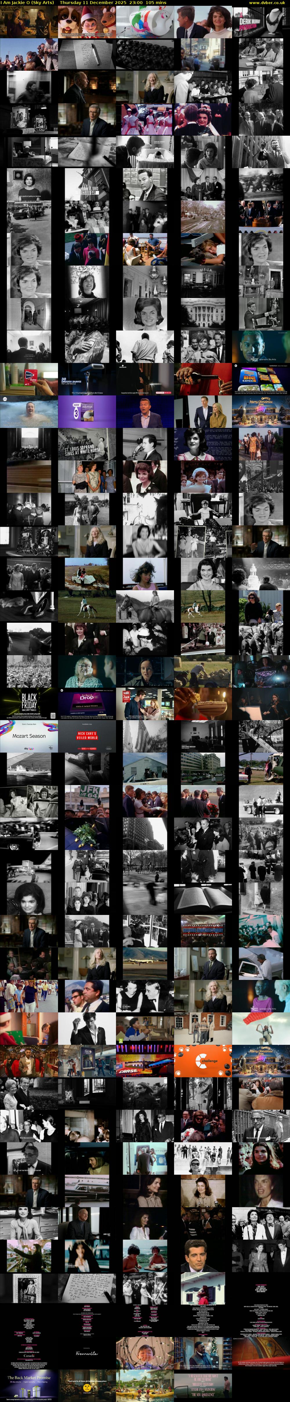 I Am Jackie O (Sky Arts) Thursday 11 December 2025 23:00 - 00:45