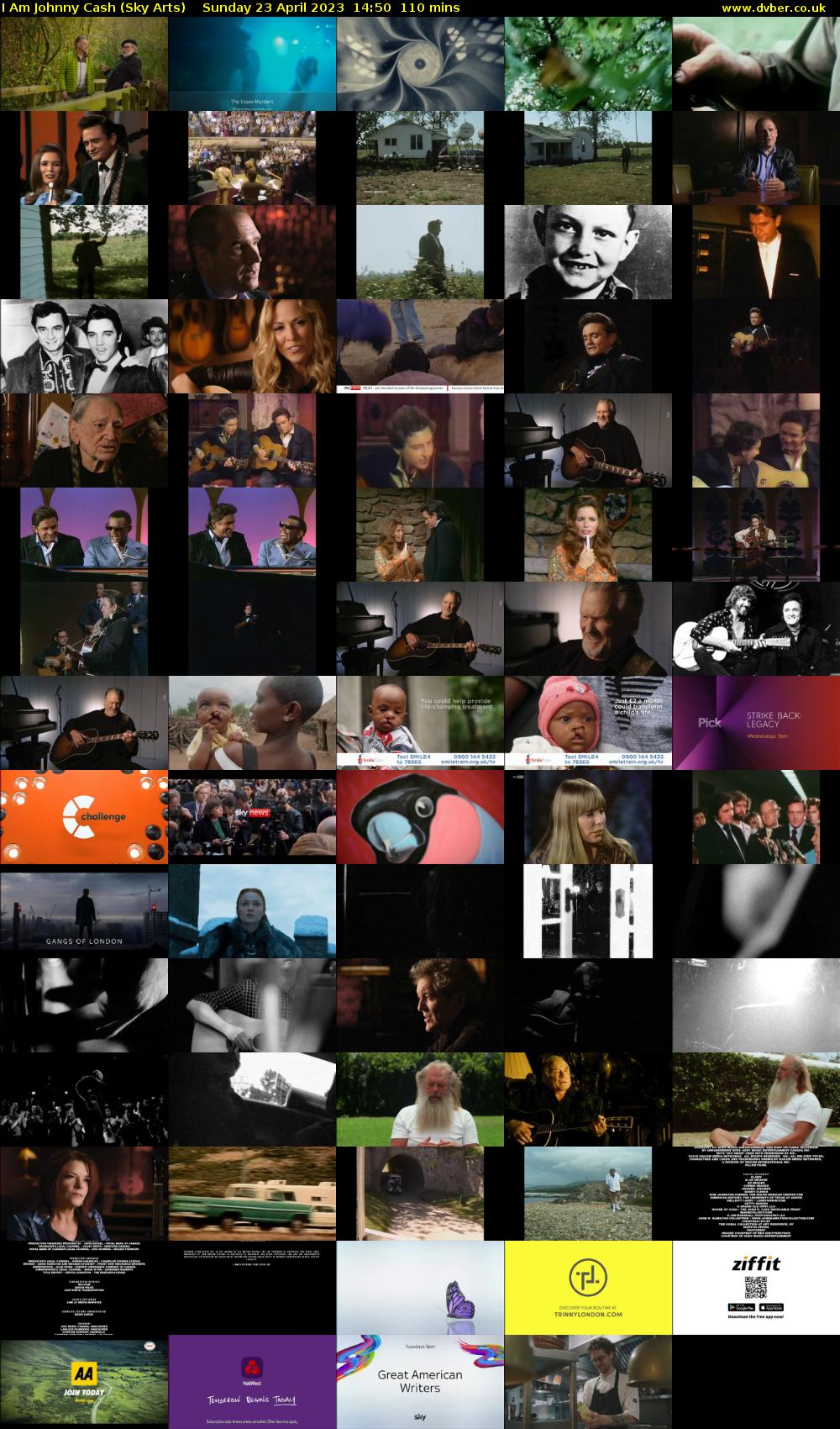 I Am Johnny Cash (Sky Arts) Sunday 23 April 2023 14:50 - 16:40