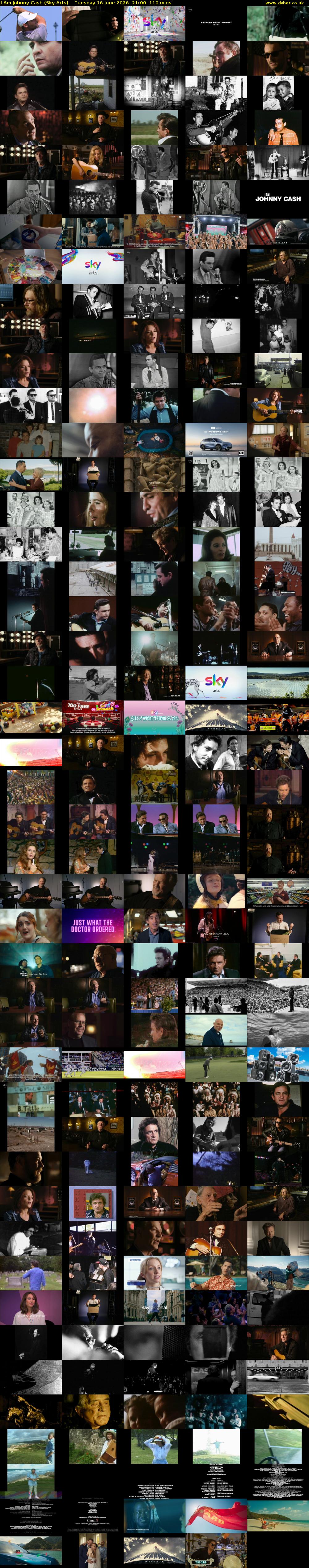 I Am Johnny Cash (Sky Arts) Tuesday 16 June 2026 21:00 - 22:50