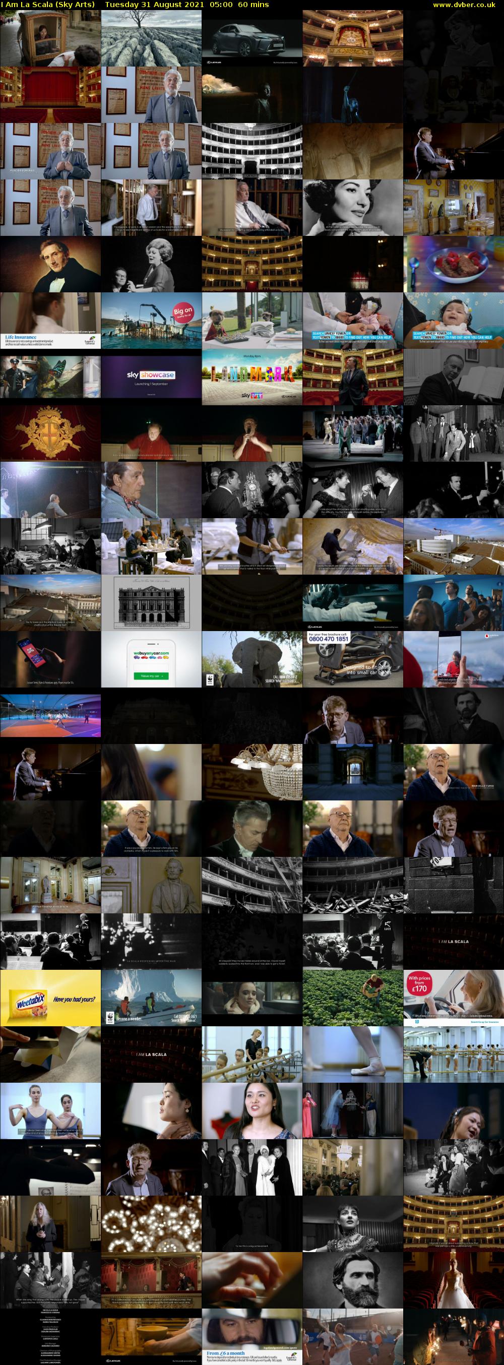 I Am La Scala (Sky Arts) Tuesday 31 August 2021 06:00 - 07:00