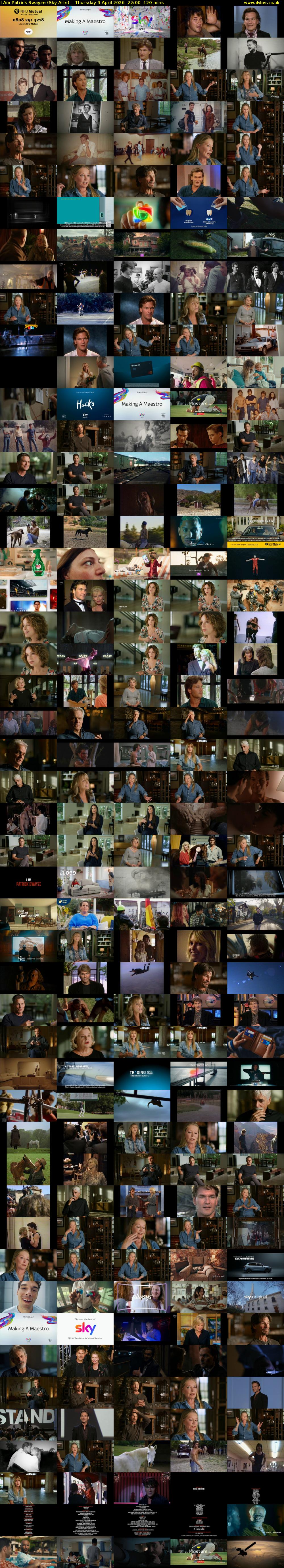 I Am Patrick Swayze (Sky Arts) Thursday 9 April 2026 22:00 - 00:00