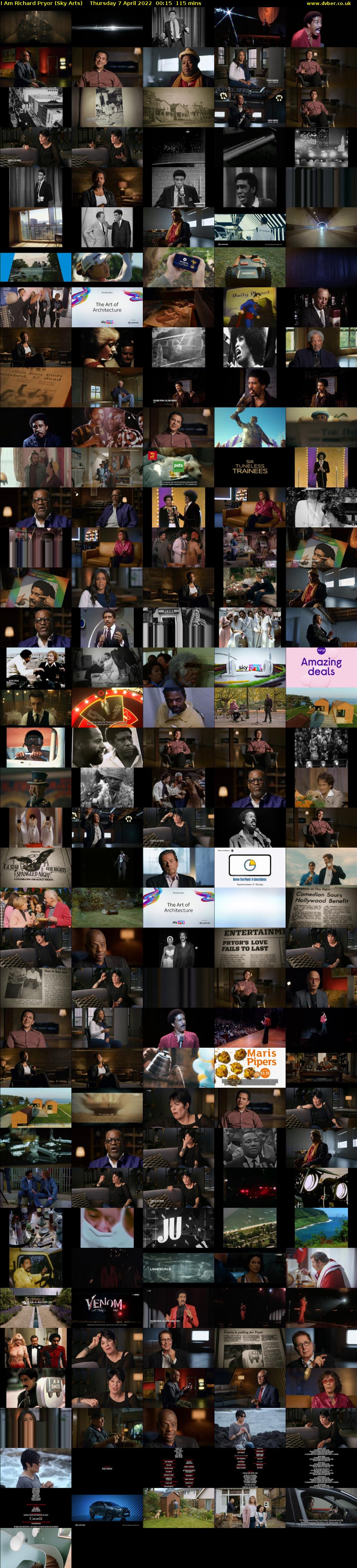 I Am Richard Pryor (Sky Arts) Thursday 7 April 2022 00:15 - 02:10