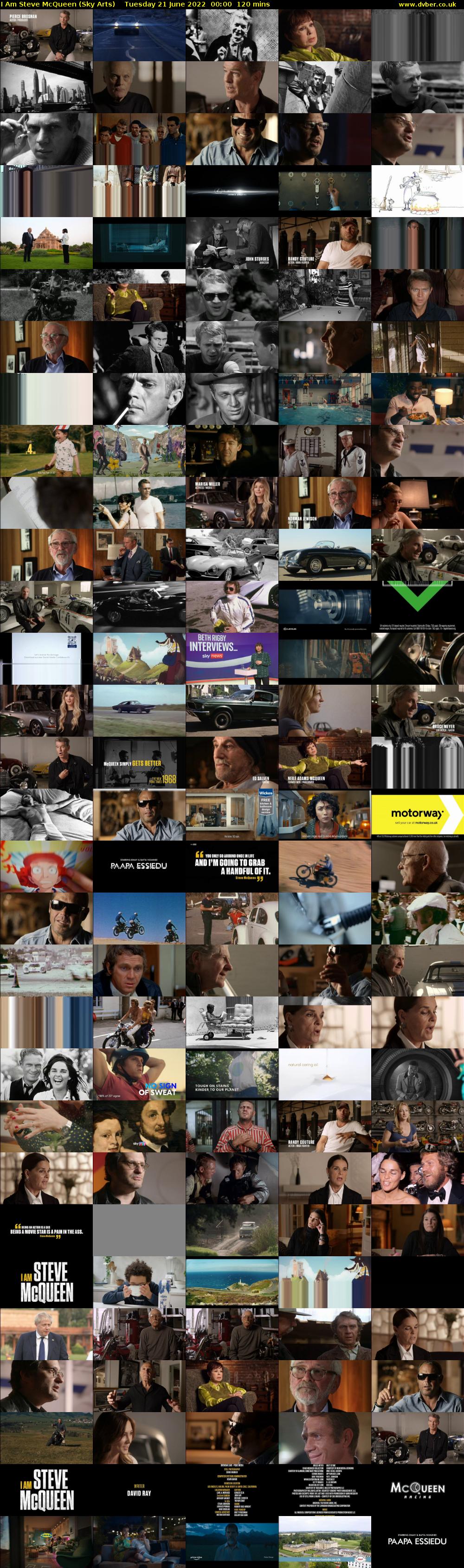 I Am Steve McQueen (Sky Arts) Tuesday 21 June 2022 00:00 - 02:00
