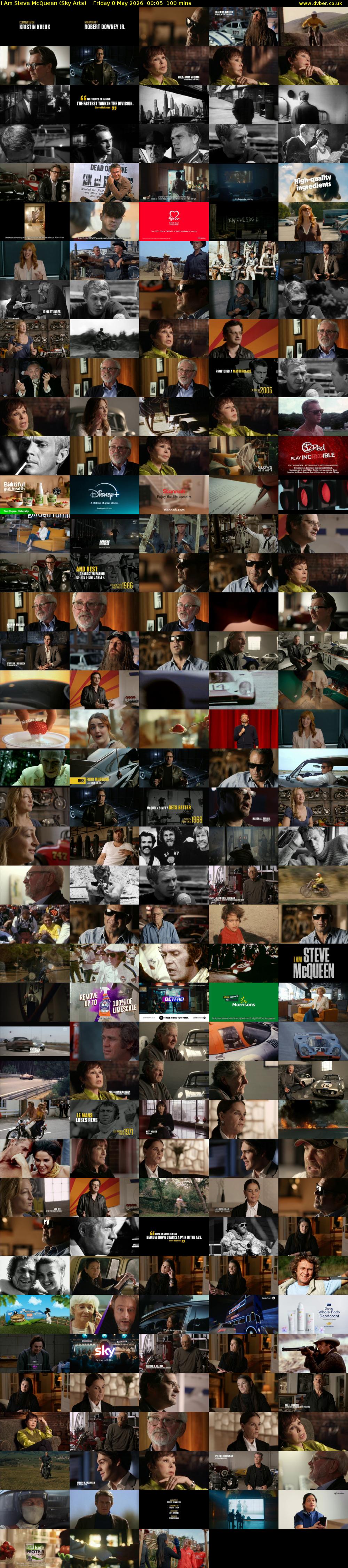 I Am Steve McQueen (Sky Arts) Friday 8 May 2026 00:05 - 01:45