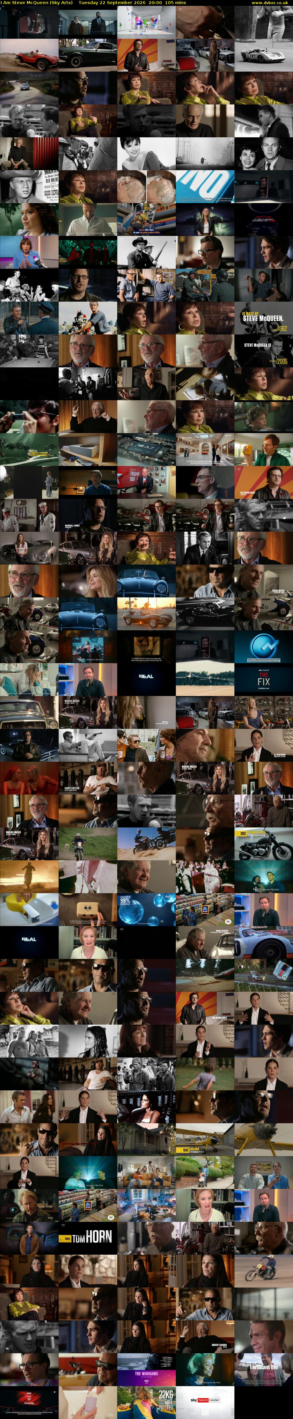 I Am Steve McQueen (Sky Arts) Tuesday 22 September 2026 20:00 - 21:45