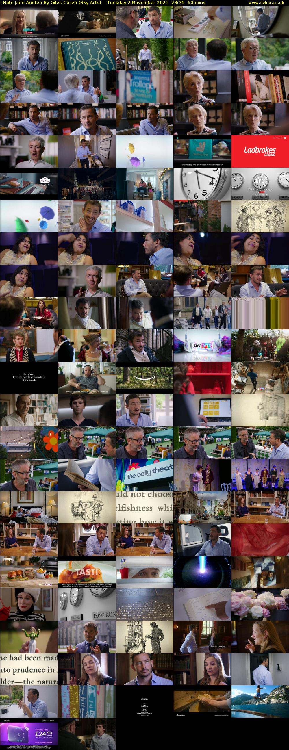 I Hate Jane Austen By Giles Coren (Sky Arts) Tuesday 2 November 2021 23:35 - 00:35