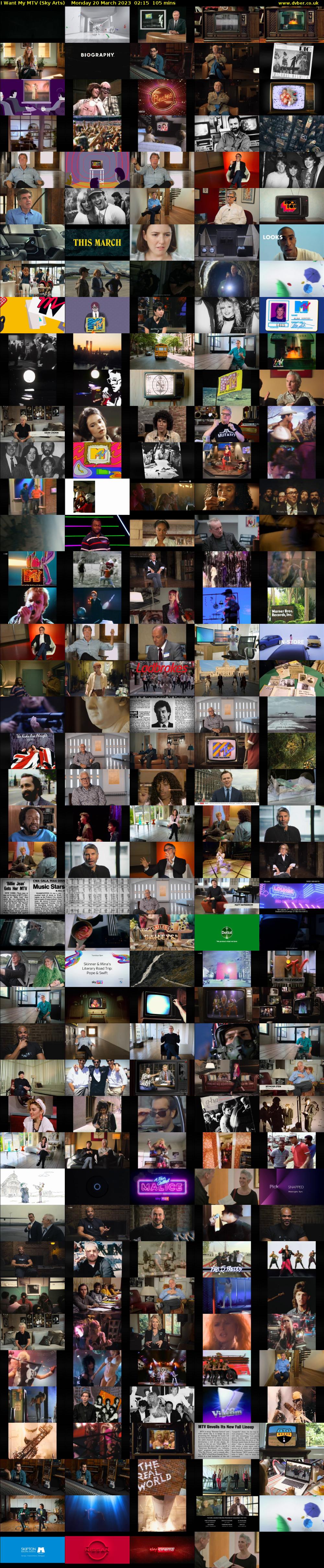I Want My MTV (Sky Arts) Monday 20 March 2023 02:15 - 04:00