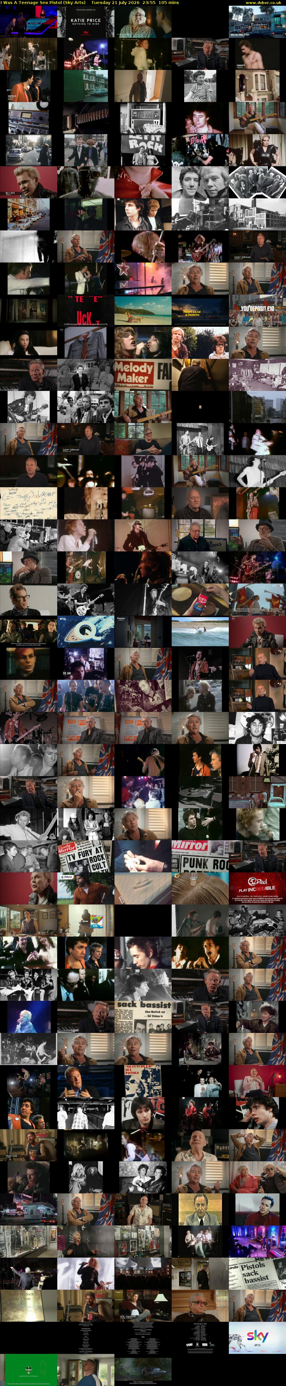 I Was A Teenage Sex Pistol (Sky Arts) Tuesday 21 July 2026 23:55 - 01:40