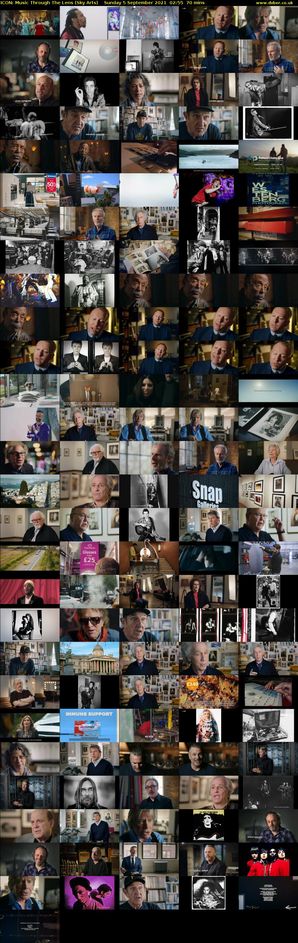 ICON: Music Through The Lens (Sky Arts) Sunday 5 September 2021 03:55 - 05:05