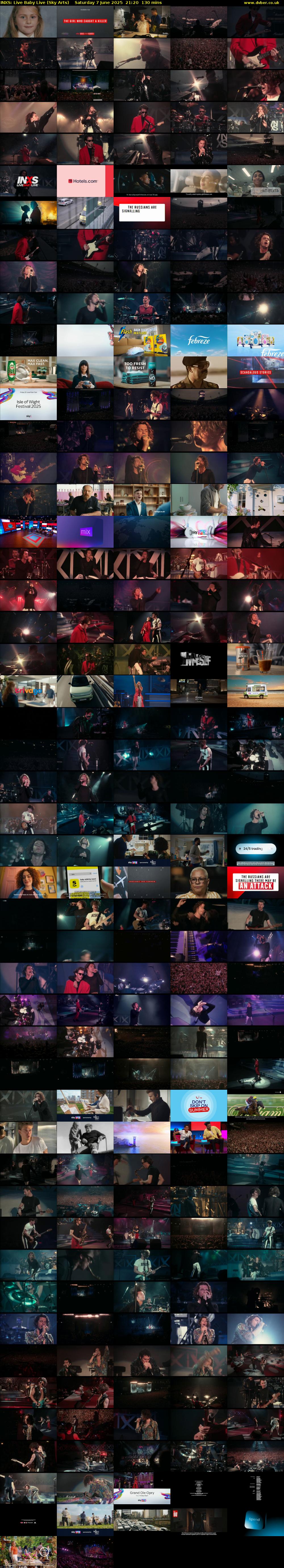 INXS: Live Baby Live (Sky Arts) Saturday 7 June 2025 21:20 - 23:30