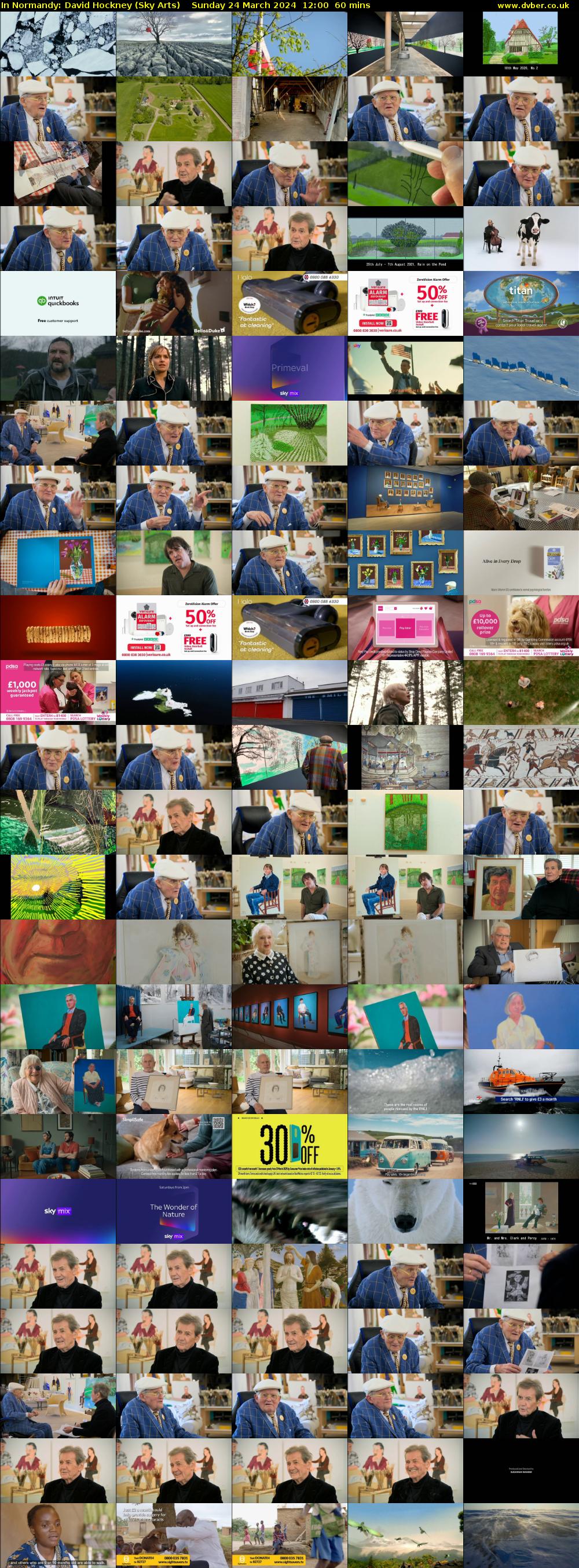 In Normandy: David Hockney (Sky Arts) Sunday 24 March 2024 12:00 - 13:00