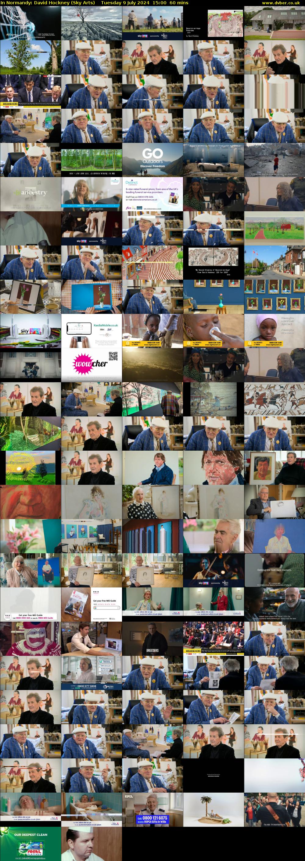 In Normandy: David Hockney (Sky Arts) Tuesday 9 July 2024 15:00 - 16:00