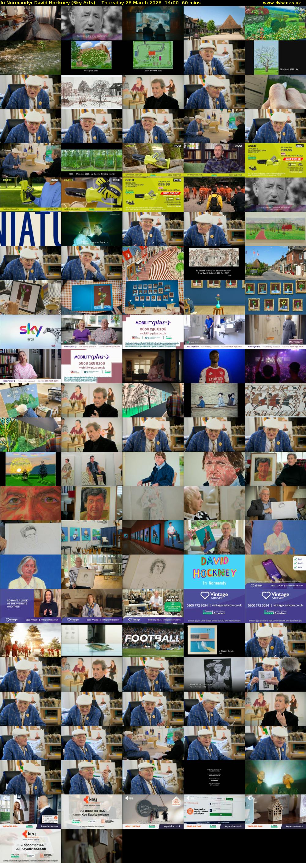 In Normandy: David Hockney (Sky Arts) Thursday 26 March 2026 14:00 - 15:00