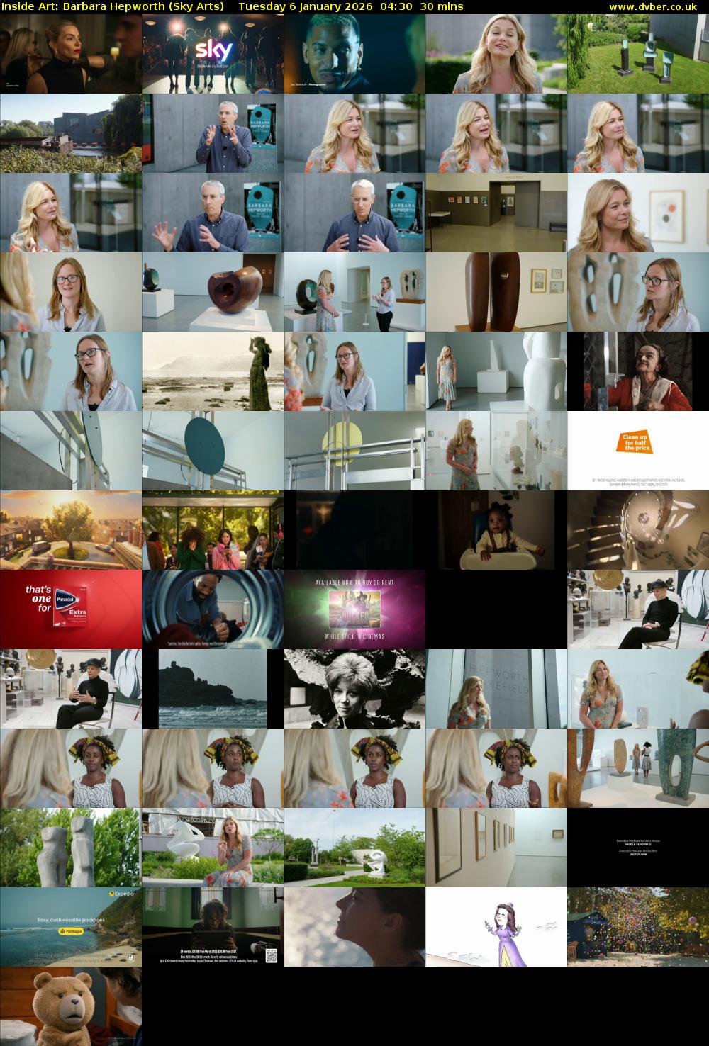 Inside Art: Barbara Hepworth (Sky Arts) Tuesday 6 January 2026 04:30 - 05:00