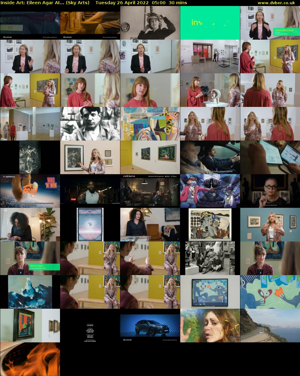 Inside Art: Eileen Agar At... (Sky Arts) Tuesday 26 April 2022 05:00 - 05:30