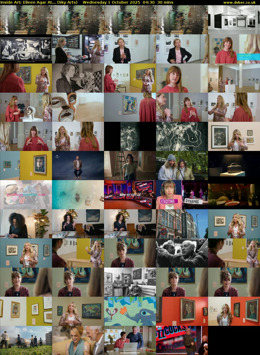 Inside Art: Eileen Agar At... (Sky Arts) Wednesday 1 October 2025 04:30 - 05:00