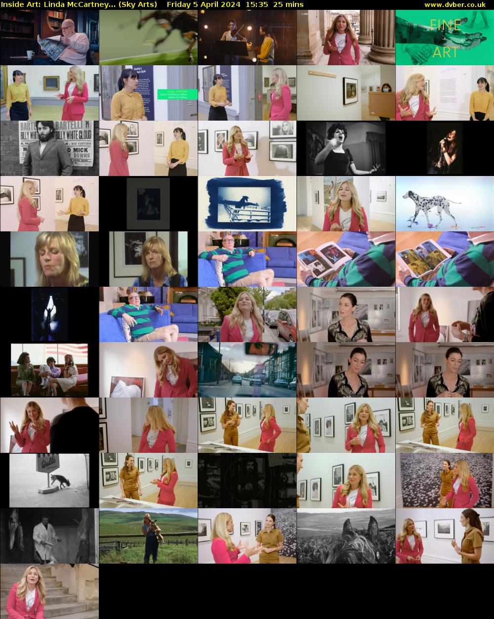 Inside Art: Linda McCartney... (Sky Arts) Friday 5 April 2024 15:35 - 16:00