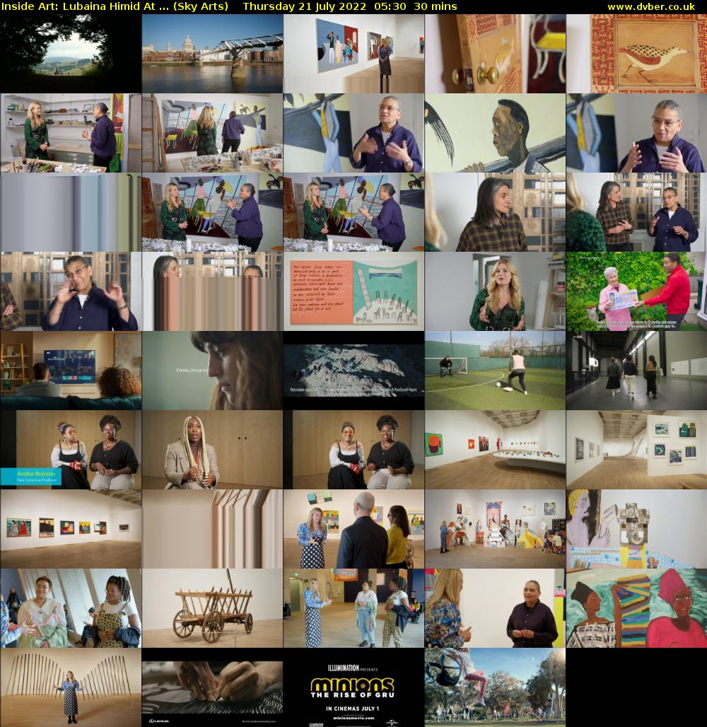 Inside Art: Lubaina Himid At ... (Sky Arts) Thursday 21 July 2022 05:30 - 06:00