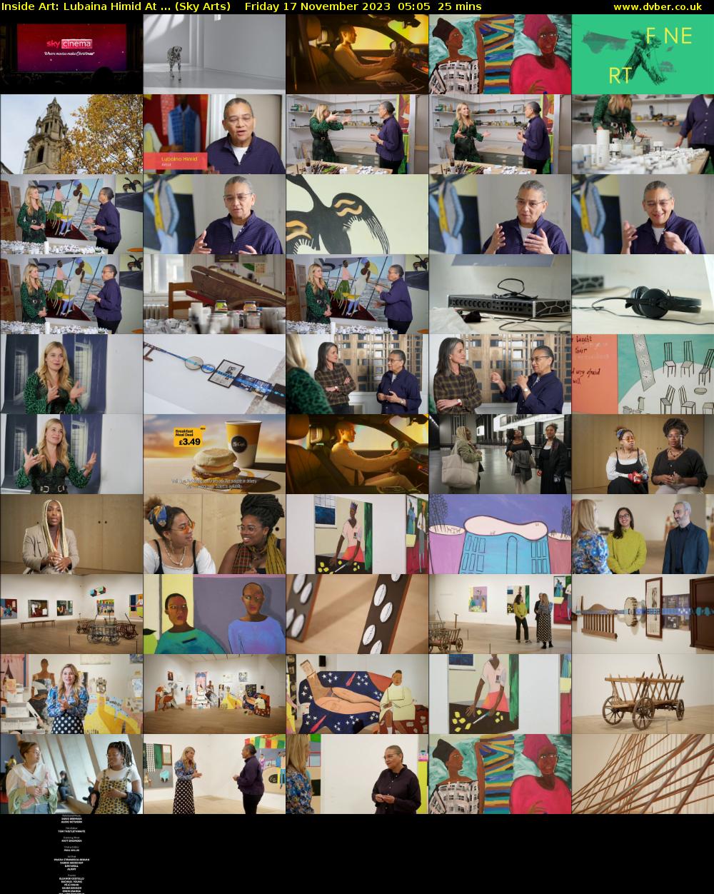 Inside Art: Lubaina Himid At ... (Sky Arts) Friday 17 November 2023 05:05 - 05:30