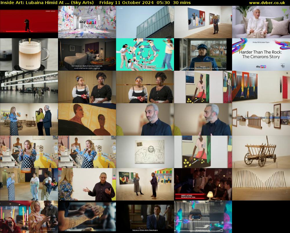 Inside Art: Lubaina Himid At ... (Sky Arts) Friday 11 October 2024 05:30 - 06:00