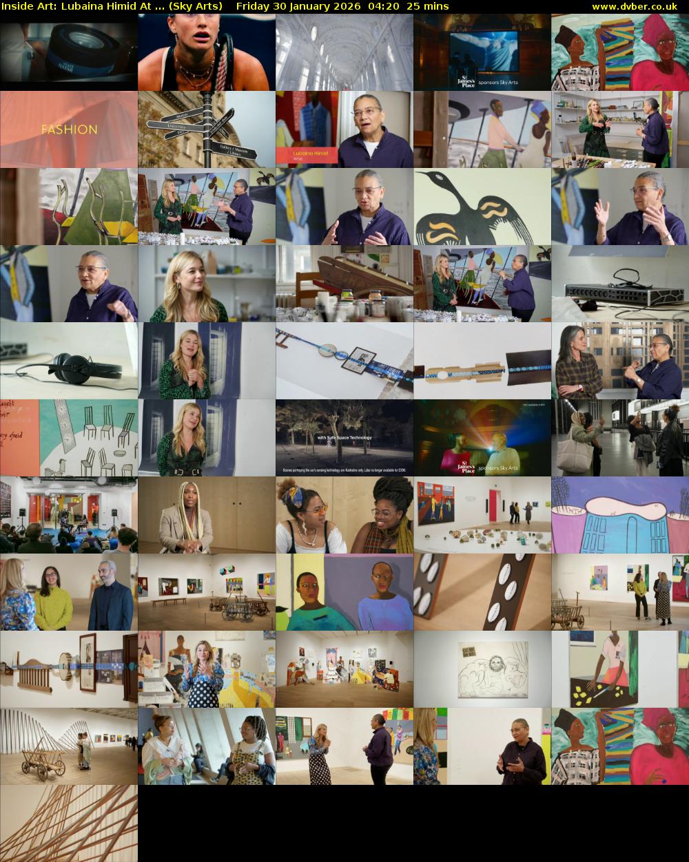 Inside Art: Lubaina Himid At ... (Sky Arts) Friday 30 January 2026 04:20 - 04:45