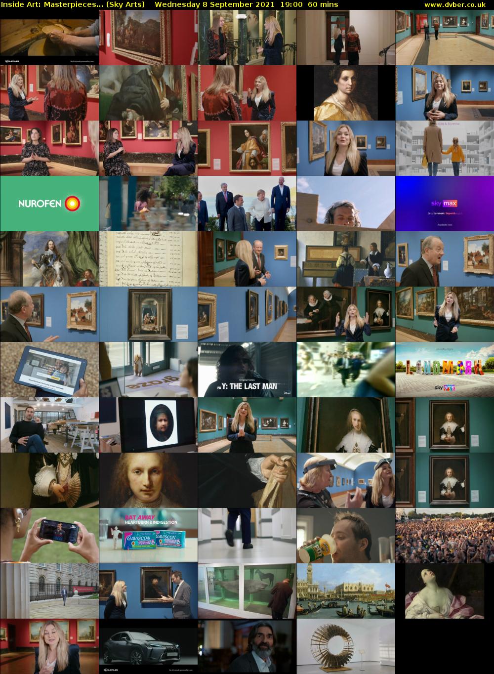 Inside Art: Masterpieces... (Sky Arts) Wednesday 8 September 2021 20:00 - 21:00