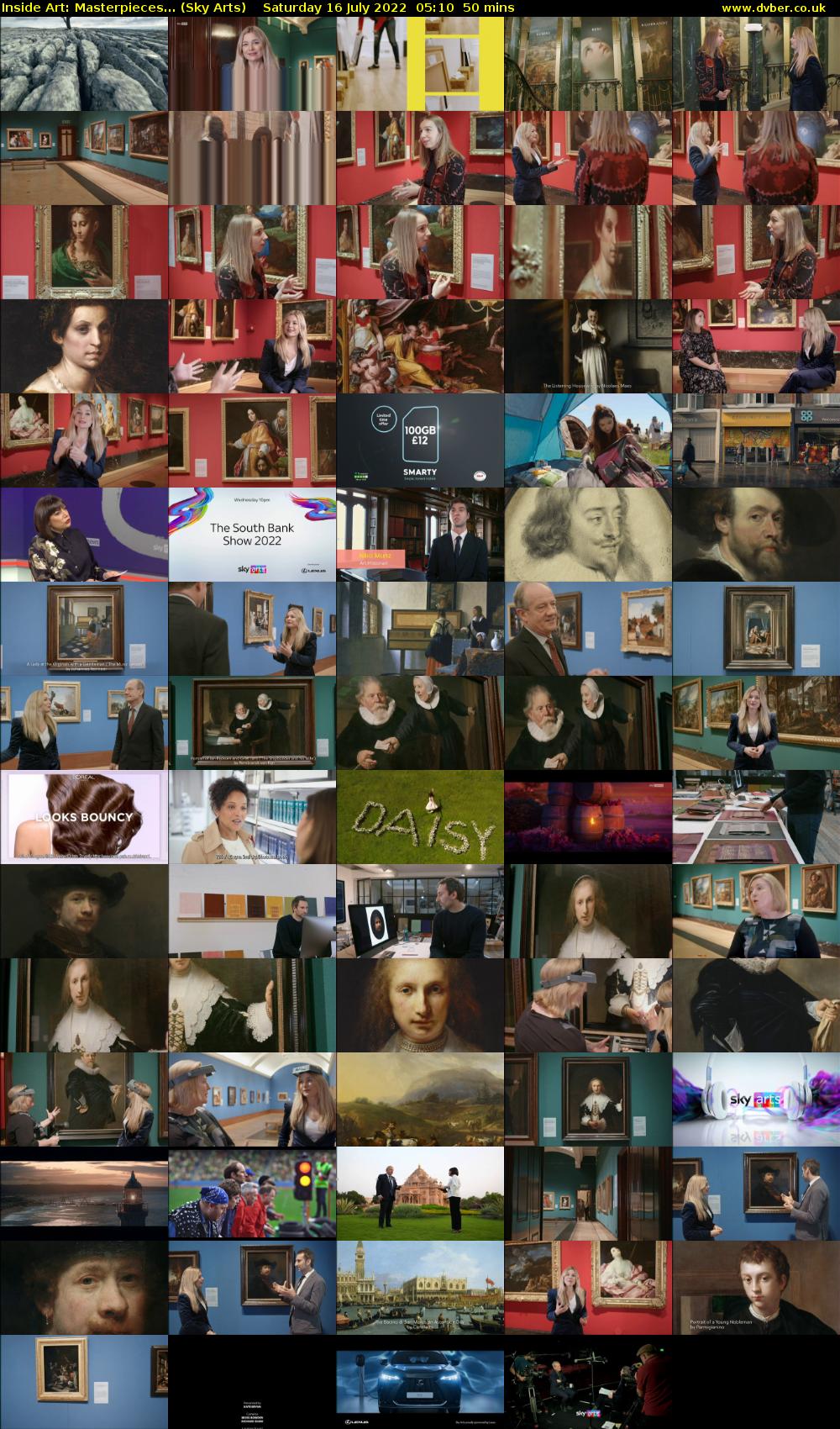 Inside Art: Masterpieces... (Sky Arts) Saturday 16 July 2022 05:10 - 06:00