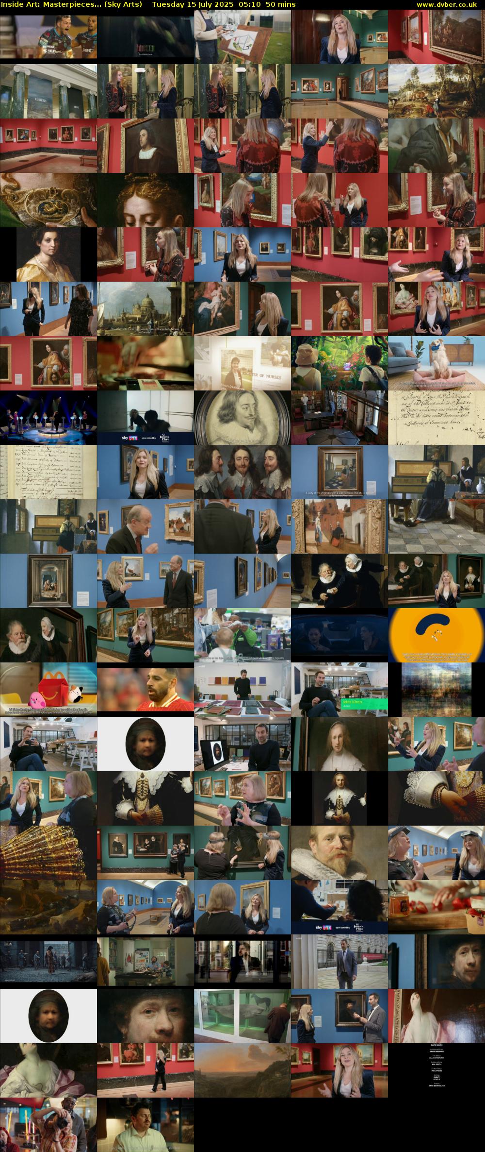 Inside Art: Masterpieces... (Sky Arts) Tuesday 15 July 2025 05:10 - 06:00