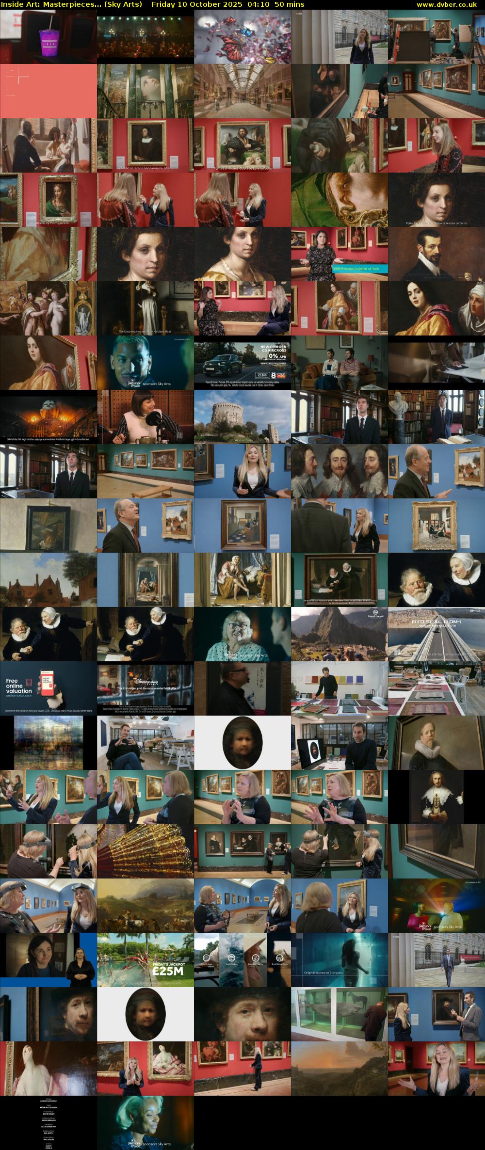 Inside Art: Masterpieces... (Sky Arts) Friday 10 October 2025 04:10 - 05:00