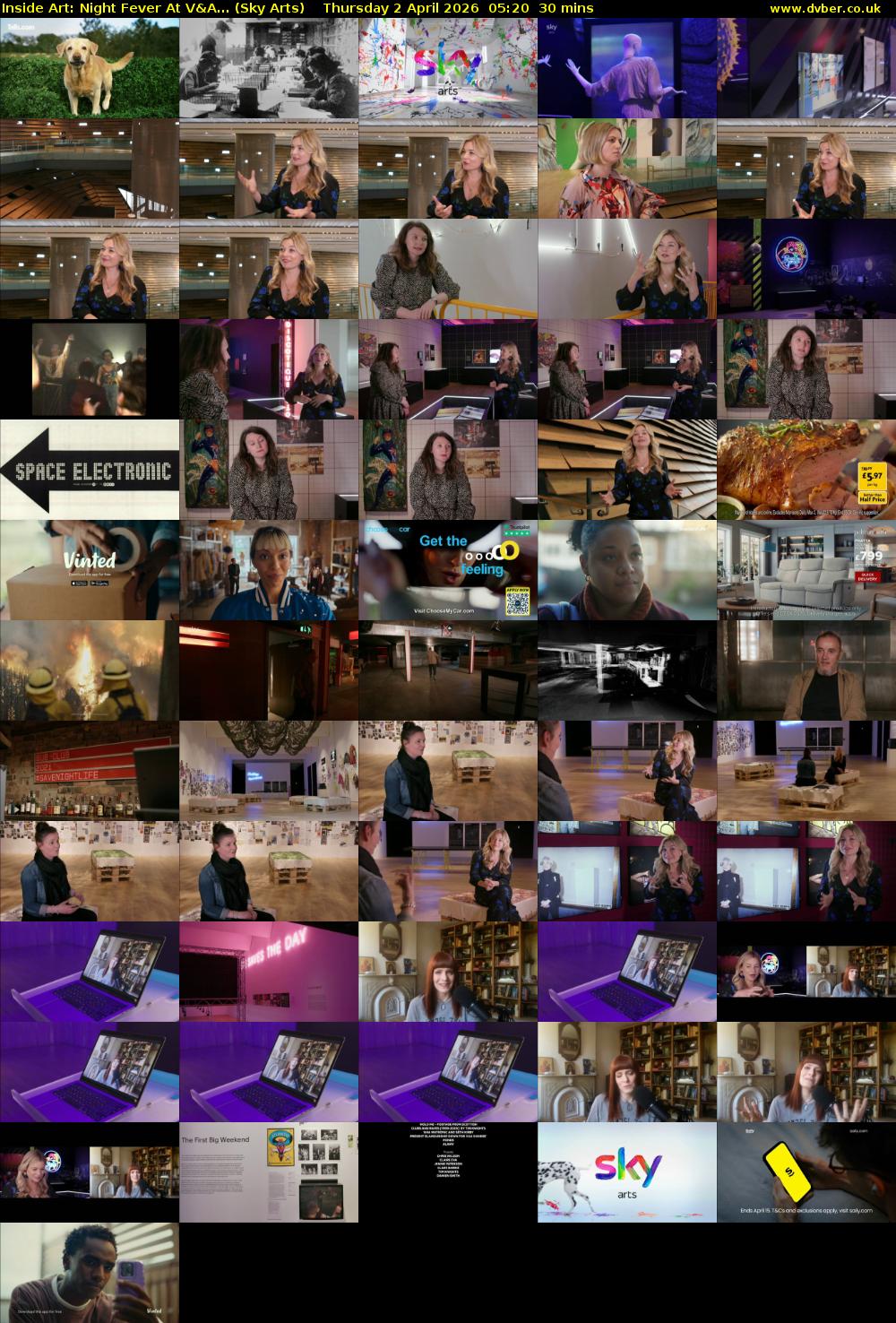 Inside Art: Night Fever At V&A... (Sky Arts) Thursday 2 April 2026 05:20 - 05:50