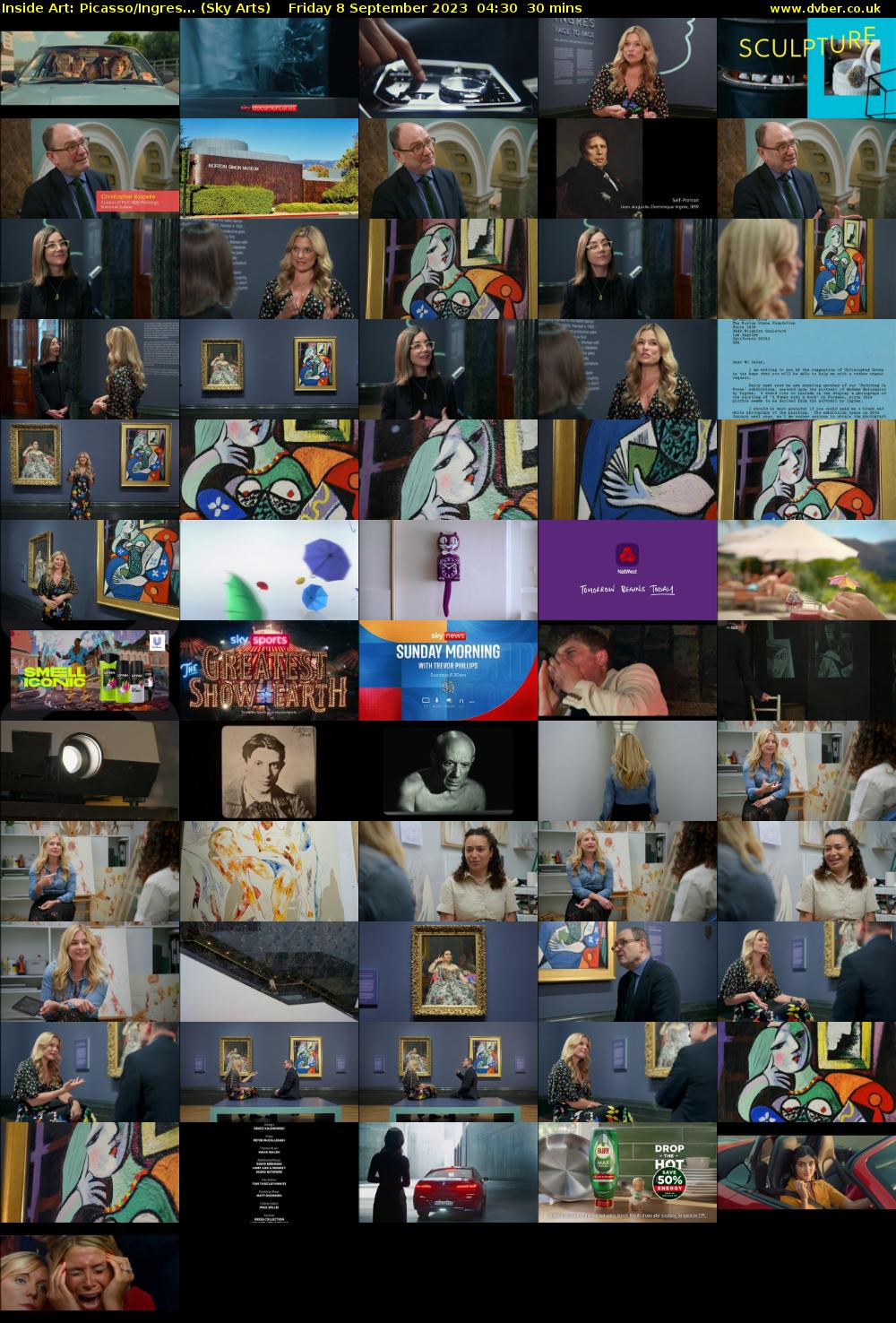Inside Art: Picasso/Ingres... (Sky Arts) Friday 8 September 2023 04:30 - 05:00