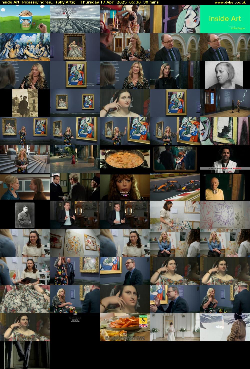 Inside Art: Picasso/Ingres... (Sky Arts) Thursday 17 April 2025 05:30 - 06:00