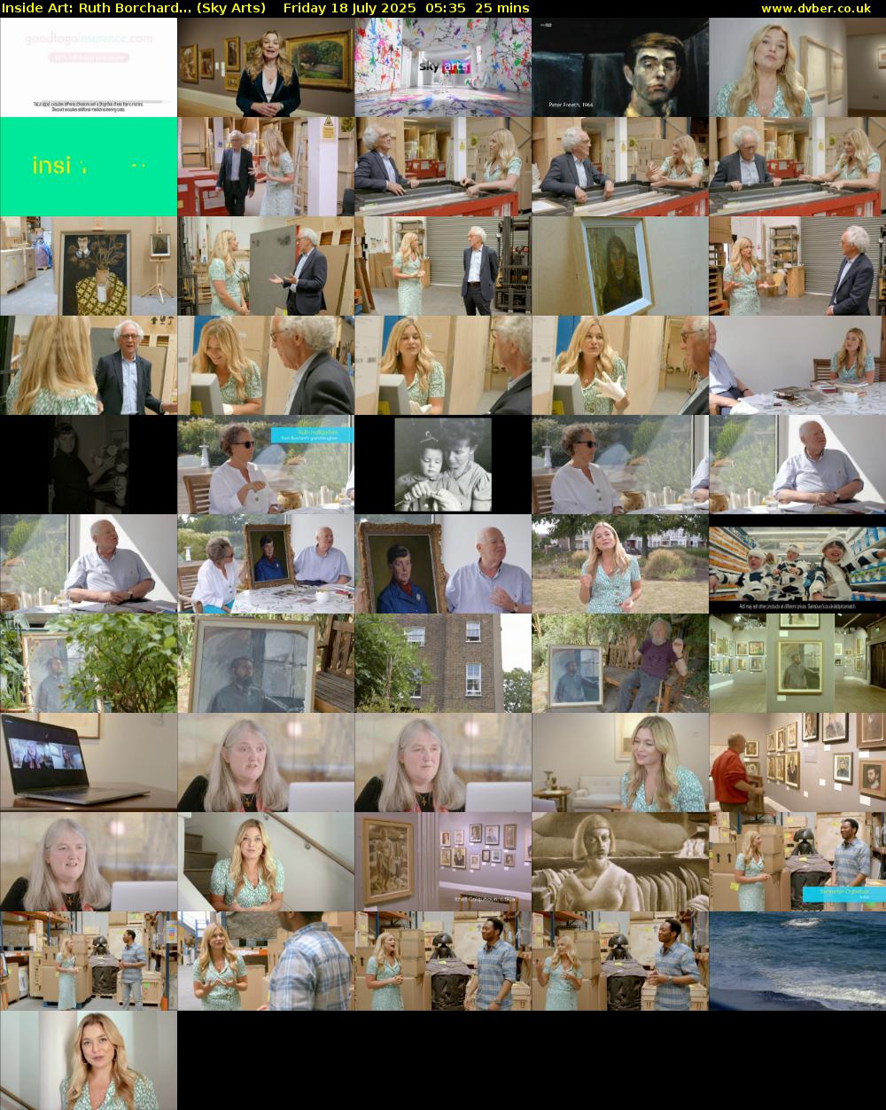 Inside Art: Ruth Borchard... (Sky Arts) Friday 18 July 2025 05:35 - 06:00