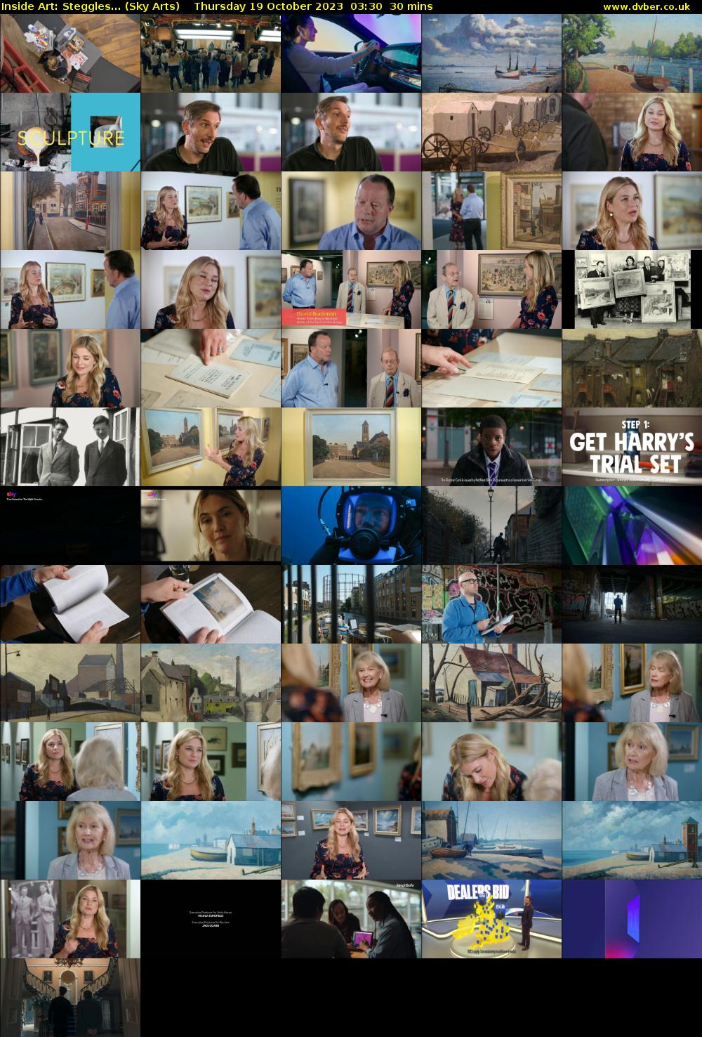 Inside Art: Steggles... (Sky Arts) Thursday 19 October 2023 03:30 - 04:00