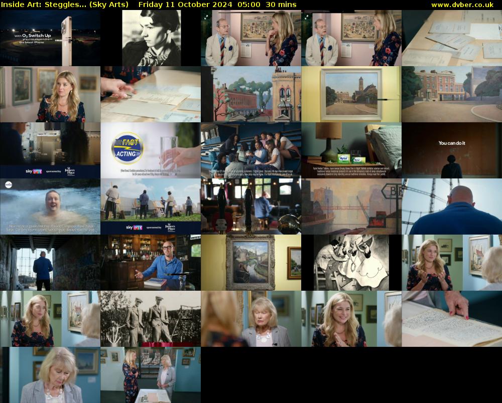 Inside Art: Steggles... (Sky Arts) Friday 11 October 2024 05:00 - 05:30