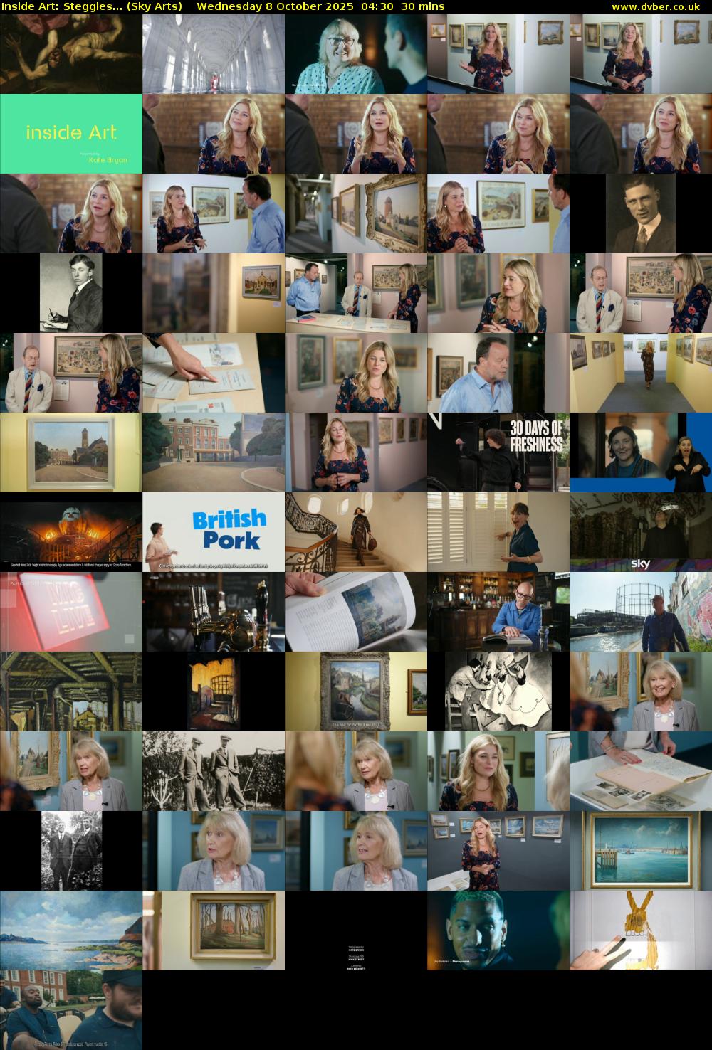 Inside Art: Steggles... (Sky Arts) Wednesday 8 October 2025 04:30 - 05:00